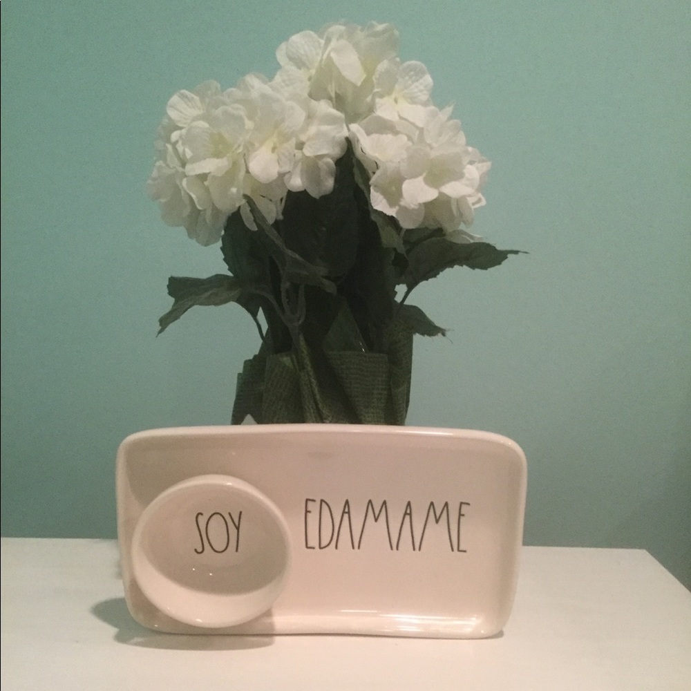 Rae Dunn “SOY EDAMAME” serving plate